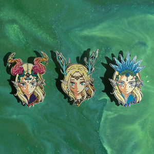 Element Headshot Pins | Light of Skies